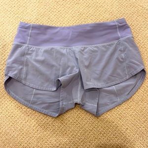 Speed Up Lined Short 2.5” - Lavender